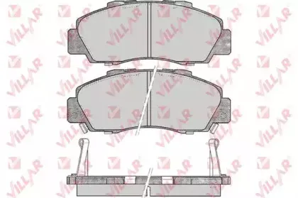 Комплект тормозных колодок, дисковый тормоз VILLAR купить