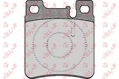 Комплект тормозных колодок, дисковый тормоз VILLAR купить