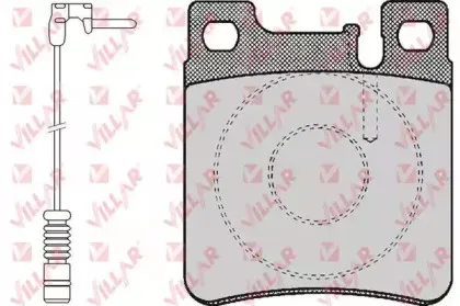Комплект тормозных колодок, дисковый тормоз VILLAR купить