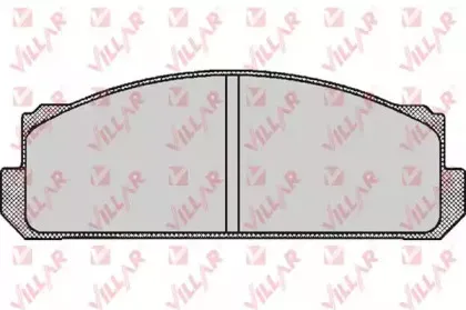 Комплект тормозных колодок, дисковый тормоз VILLAR купить