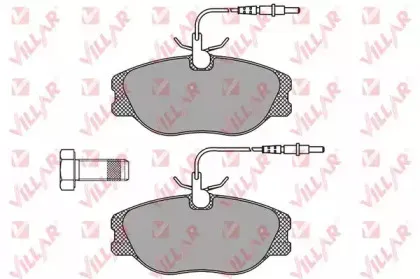 Комплект тормозных колодок, дисковый тормоз VILLAR купить