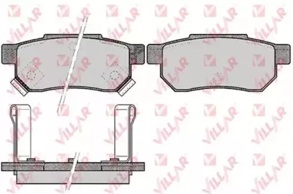 Комплект тормозных колодок, дисковый тормоз VILLAR купить
