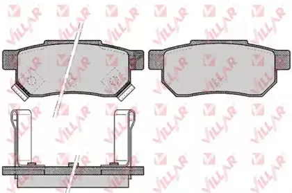 Комплект тормозных колодок, дисковый тормоз VILLAR купить