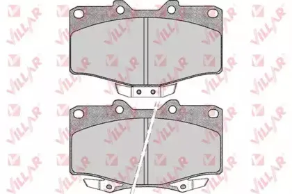 Комплект тормозных колодок, дисковый тормоз VILLAR купить