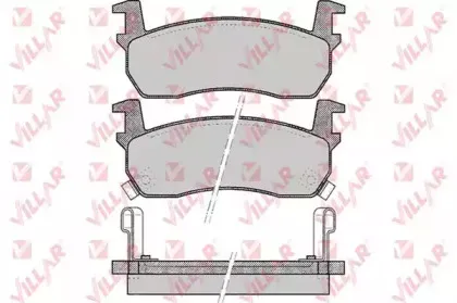 Комплект тормозных колодок, дисковый тормоз VILLAR купить