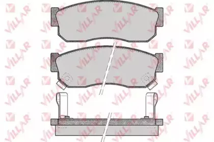 Комплект тормозных колодок, дисковый тормоз VILLAR купить