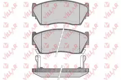 Комплект тормозных колодок, дисковый тормоз VILLAR купить