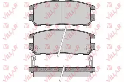 Комплект тормозных колодок, дисковый тормоз VILLAR купить