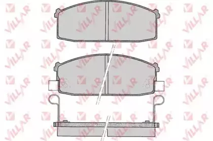 Комплект тормозных колодок, дисковый тормоз VILLAR купить