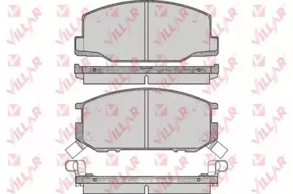 Комплект тормозных колодок, дисковый тормоз VILLAR купить