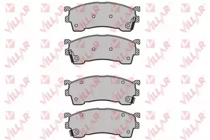 Комплект тормозных колодок, дисковый тормоз VILLAR купить