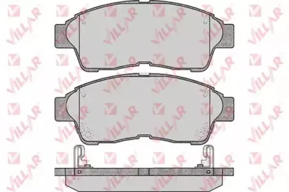 Комплект тормозных колодок, дисковый тормоз VILLAR купить