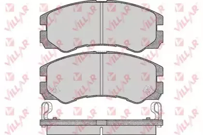 Комплект тормозных колодок, дисковый тормоз VILLAR купить