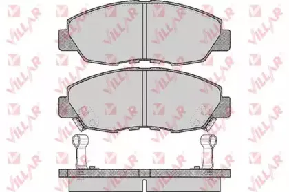 Комплект тормозных колодок, дисковый тормоз VILLAR купить