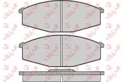 Комплект тормозных колодок, дисковый тормоз VILLAR купить