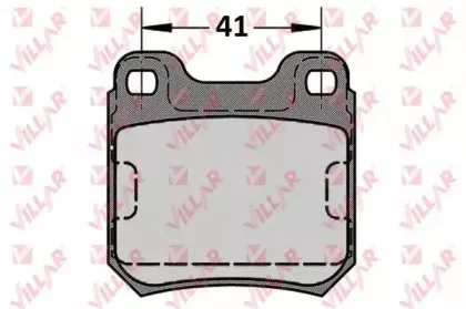 Комплект тормозных колодок, дисковый тормоз VILLAR купить