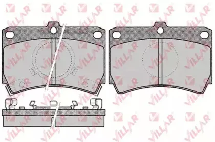 Комплект тормозных колодок, дисковый тормоз VILLAR купить