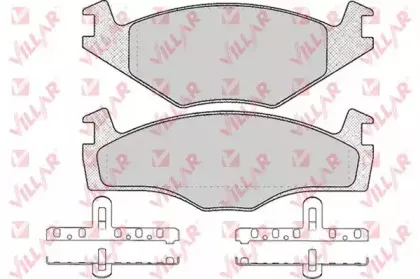 Комплект тормозных колодок, дисковый тормоз VILLAR купить