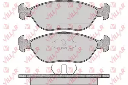 Комплект тормозных колодок, дисковый тормоз VILLAR купить