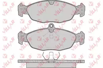 Комплект тормозных колодок, дисковый тормоз VILLAR купить