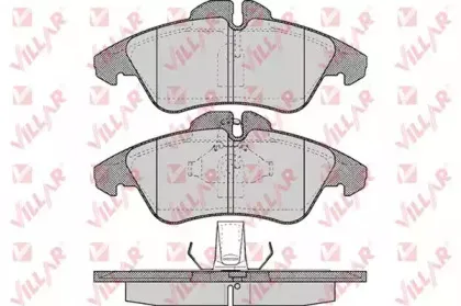 Комплект тормозных колодок, дисковый тормоз VILLAR купить