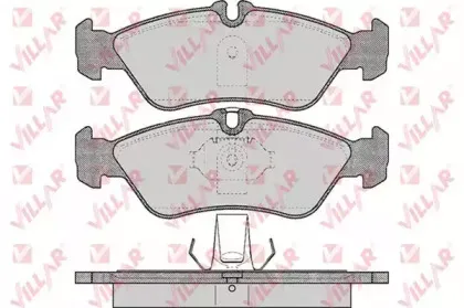 Комплект тормозных колодок, дисковый тормоз VILLAR купить