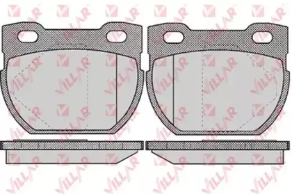 Комплект тормозных колодок, дисковый тормоз VILLAR купить