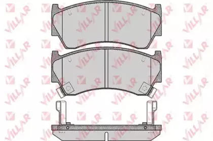 Комплект тормозных колодок, дисковый тормоз VILLAR купить