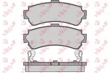 Комплект тормозных колодок, дисковый тормоз VILLAR купить
