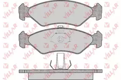 Комплект тормозных колодок, дисковый тормоз VILLAR купить