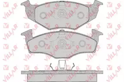 Комплект тормозных колодок, дисковый тормоз VILLAR купить