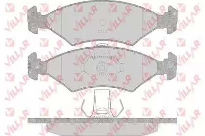 Комплект тормозных колодок, дисковый тормоз VILLAR купить