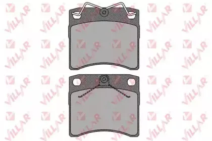 Комплект тормозных колодок, дисковый тормоз VILLAR купить