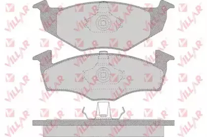 Комплект тормозных колодок, дисковый тормоз VILLAR купить