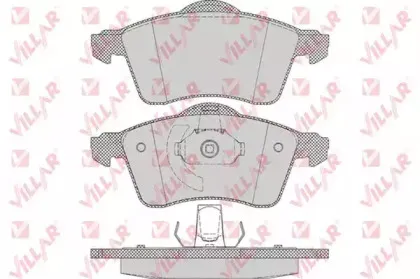 Комплект тормозных колодок, дисковый тормоз VILLAR купить