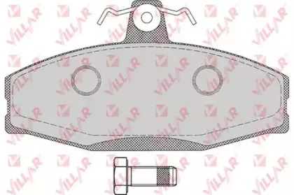 Комплект тормозных колодок, дисковый тормоз VILLAR купить