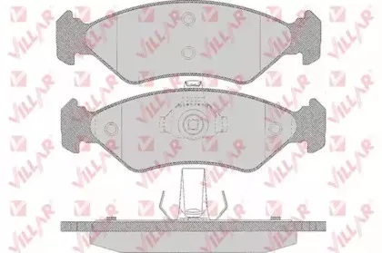 Комплект тормозных колодок, дисковый тормоз VILLAR купить
