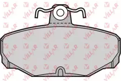 Комплект тормозных колодок, дисковый тормоз VILLAR купить