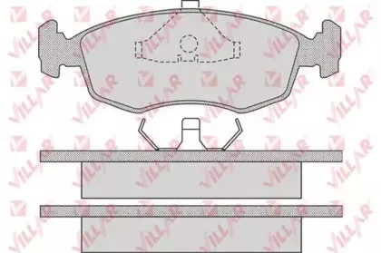 Комплект тормозных колодок, дисковый тормоз VILLAR купить