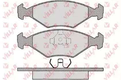 Комплект тормозных колодок, дисковый тормоз VILLAR купить