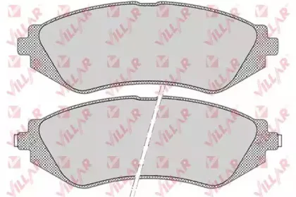 Комплект тормозных колодок, дисковый тормоз VILLAR купить