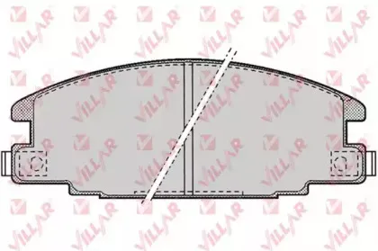Комплект тормозных колодок, дисковый тормоз VILLAR купить