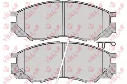 Комплект тормозных колодок, дисковый тормоз VILLAR купить