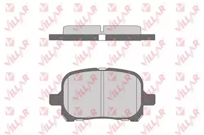 Комплект тормозных колодок, дисковый тормоз VILLAR купить