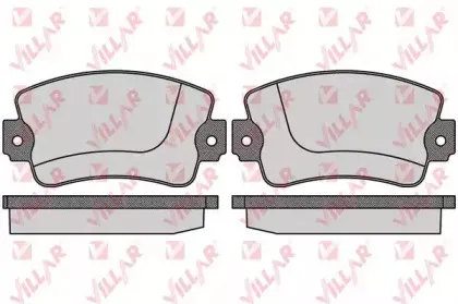 Комплект тормозных колодок, дисковый тормоз VILLAR купить