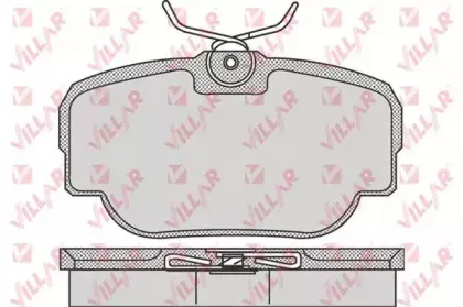Комплект тормозных колодок, дисковый тормоз VILLAR купить