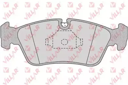 Комплект тормозных колодок, дисковый тормоз VILLAR купить