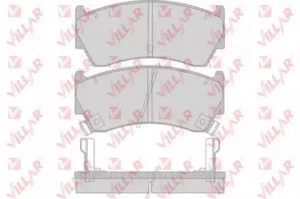 Комплект тормозных колодок, дисковый тормоз VILLAR купить