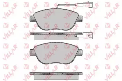 Комплект тормозных колодок, дисковый тормоз VILLAR купить