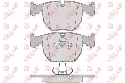 Комплект тормозных колодок, дисковый тормоз VILLAR купить